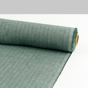 W | Midweight Linen Herringbone - Eucalyptus