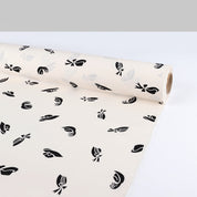 Hat Print Cotton / Rayon - Ivory