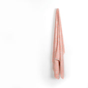 Faded Tile Print Rayon Twill - Coral