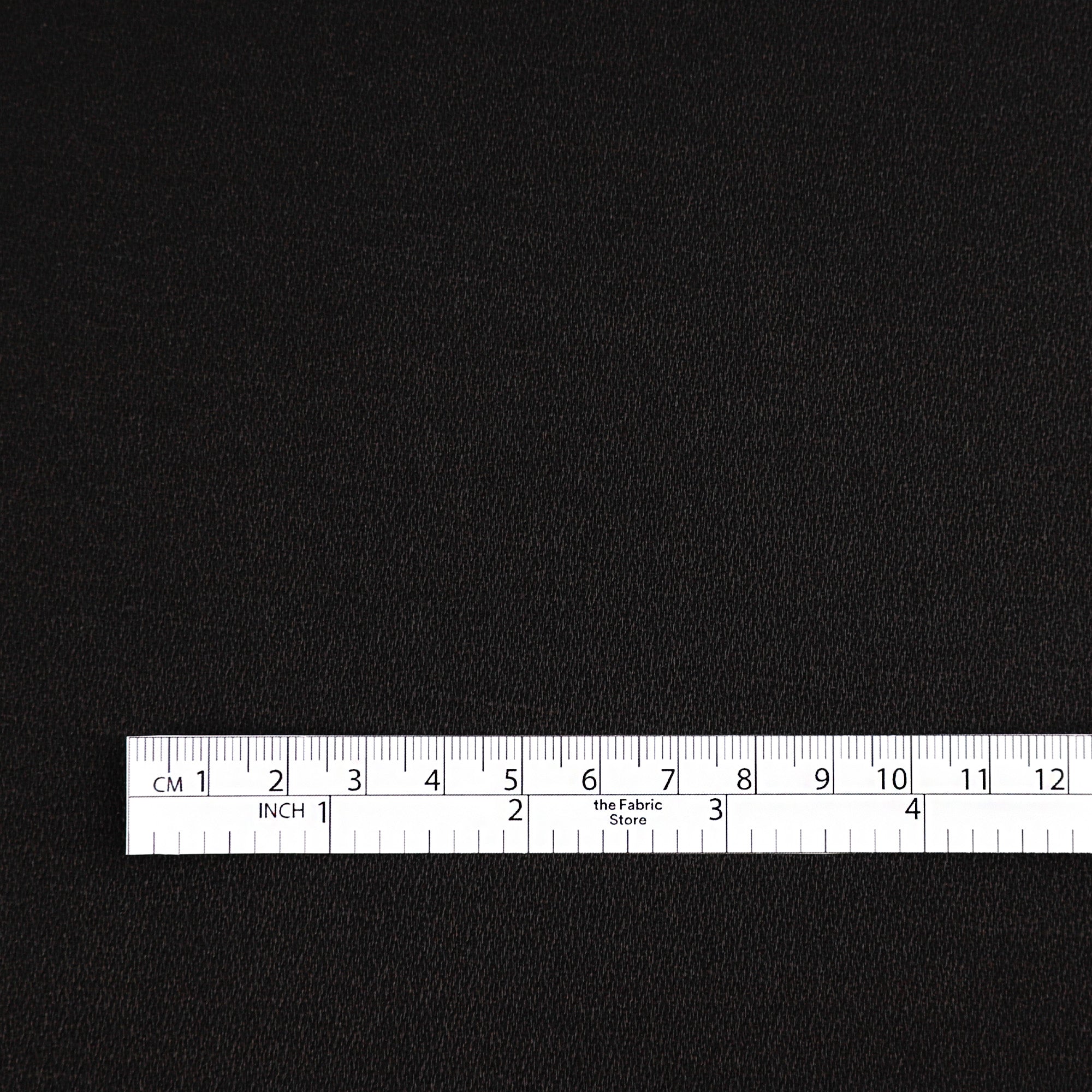 Midweight Silk / Viscose Sateen Crepe - Black