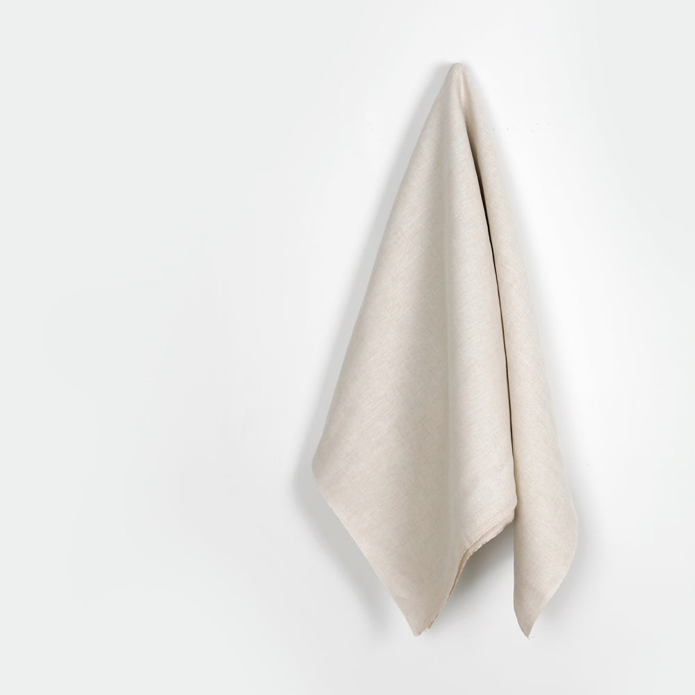 Heavyweight Basketweave Linen - Natural