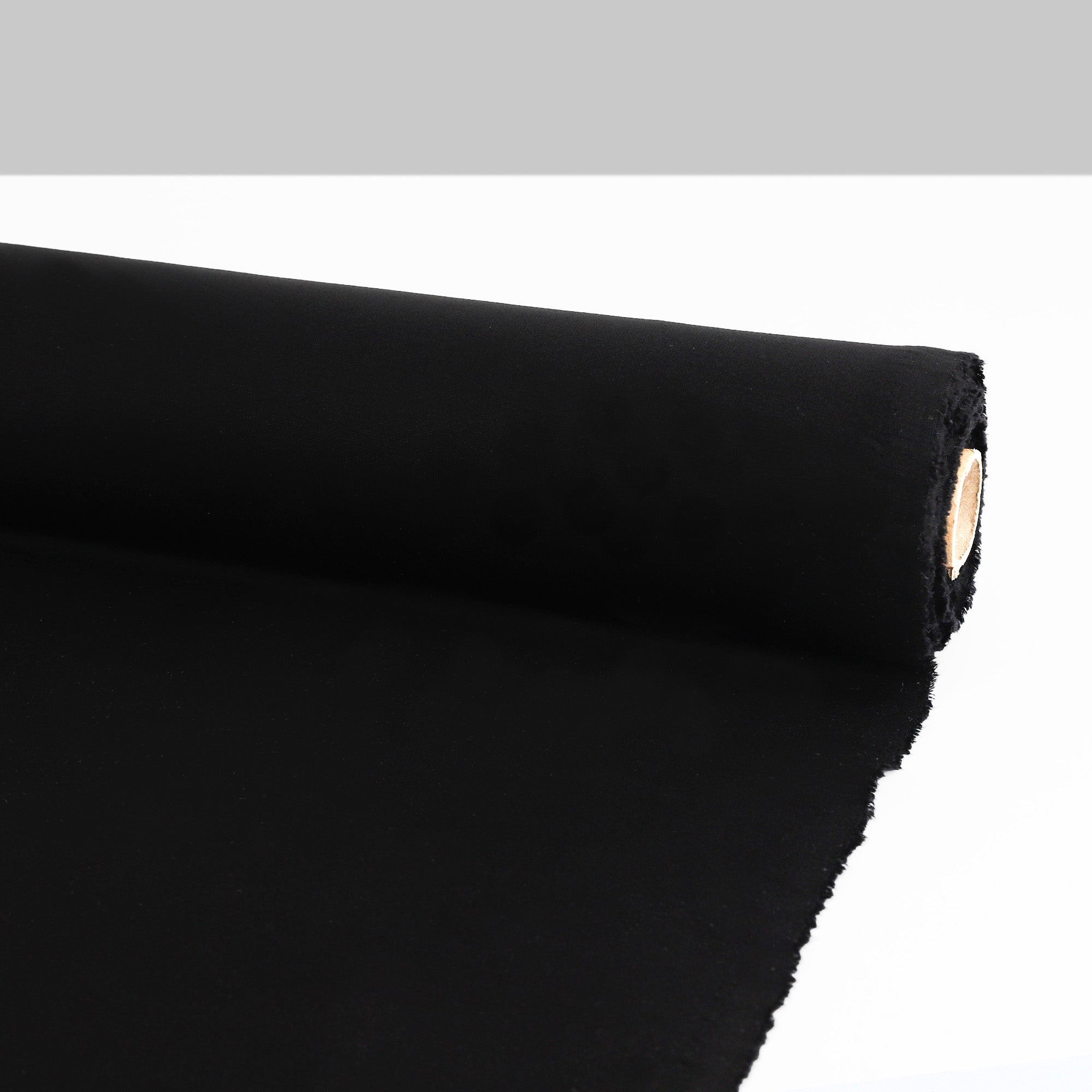Heavyweight Viscose/Nylon Ponte - Black