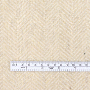 Herringbone Wool Blend Coating - Oatmeal