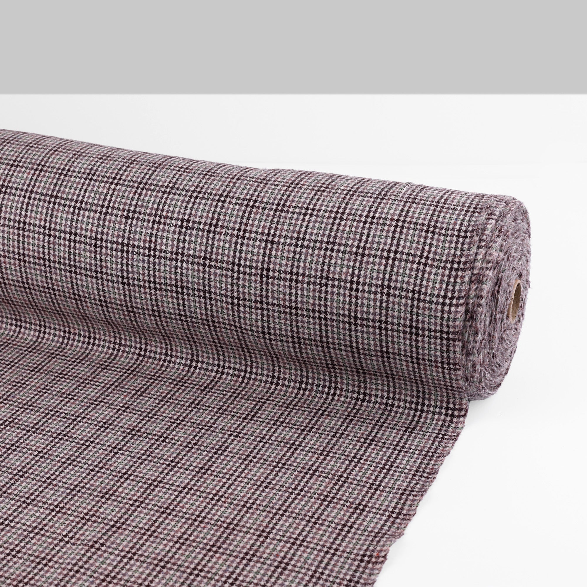 Houndstooth Wool Blend - Lichen