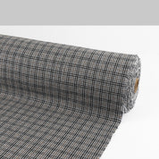 Houndstooth Wool Blend - Stone