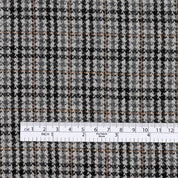 Houndstooth Wool Blend - Stone