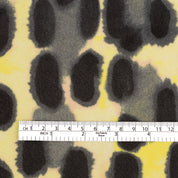 Ink Splotch Poly Georgette - Wasp