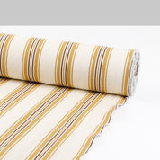 Heavyweight Awning Stripe Linen / Cotton - Biscuit