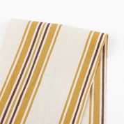 Heavyweight Awning Stripe Linen / Cotton - Biscuit