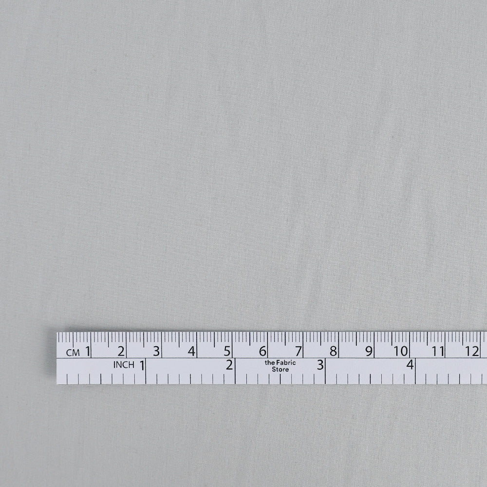 Italian Stretch Cotton Blend Shirting - Cloud