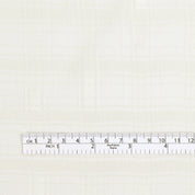 Sateen Check Silk / Viscose - Ivory