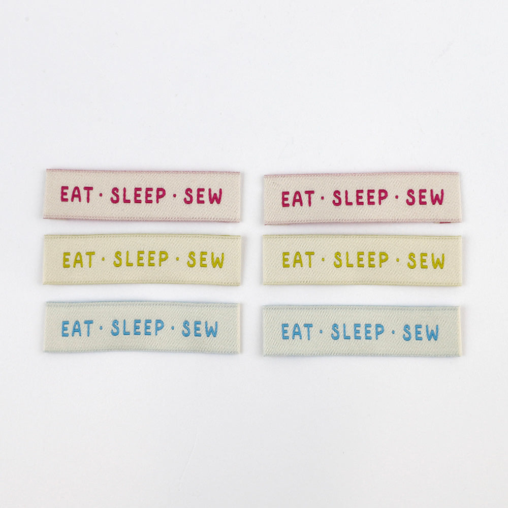 KATM Woven Labels - Eat Sleep Sew