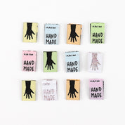 KATM Woven Labels - Rainbow Mini Hands