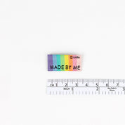 KATM Woven Labels - Rainbow Side Seam
