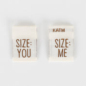 KATM Woven Labels - Size Me / You