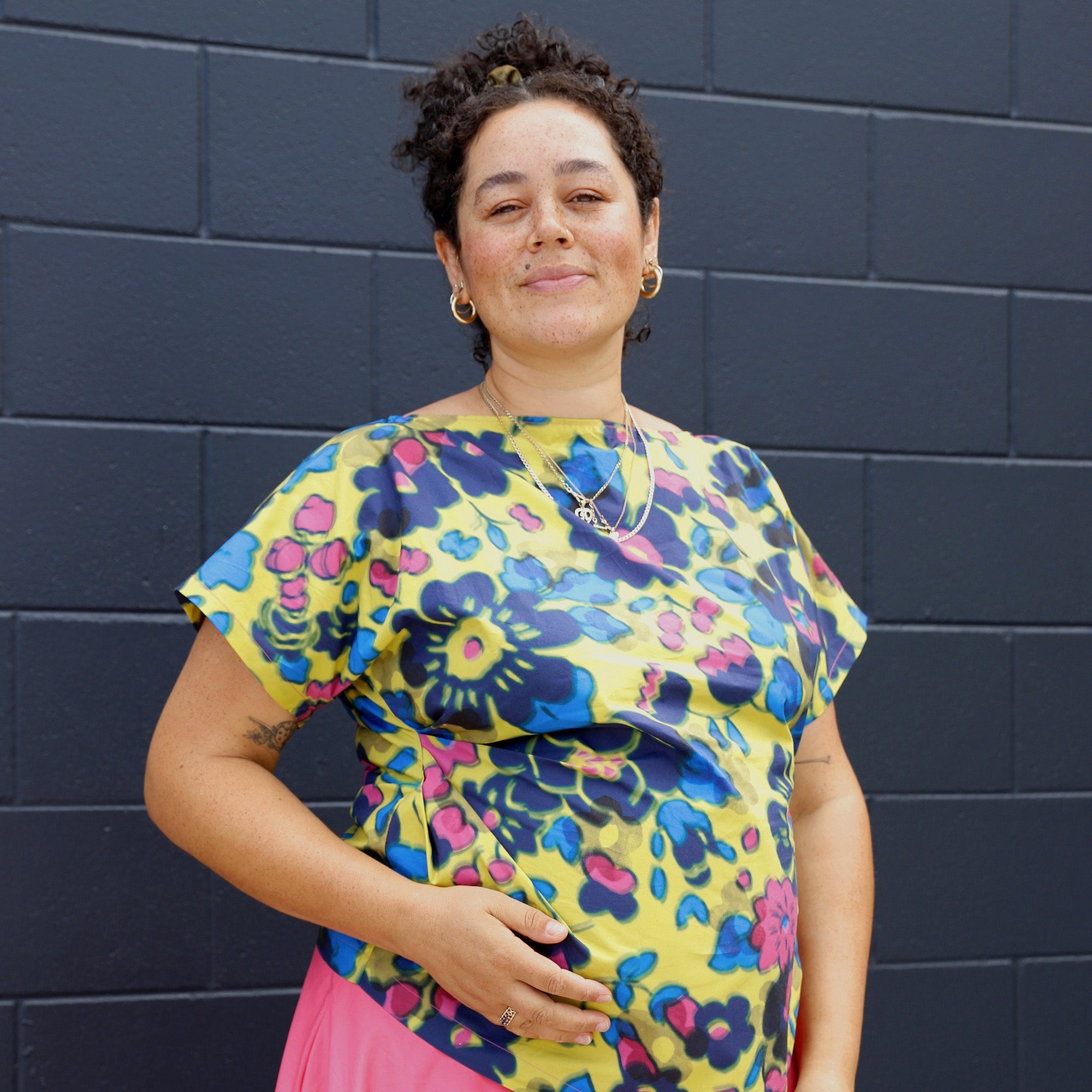 Liberty Piccadilly Poplin - Betsy Shadow/Y