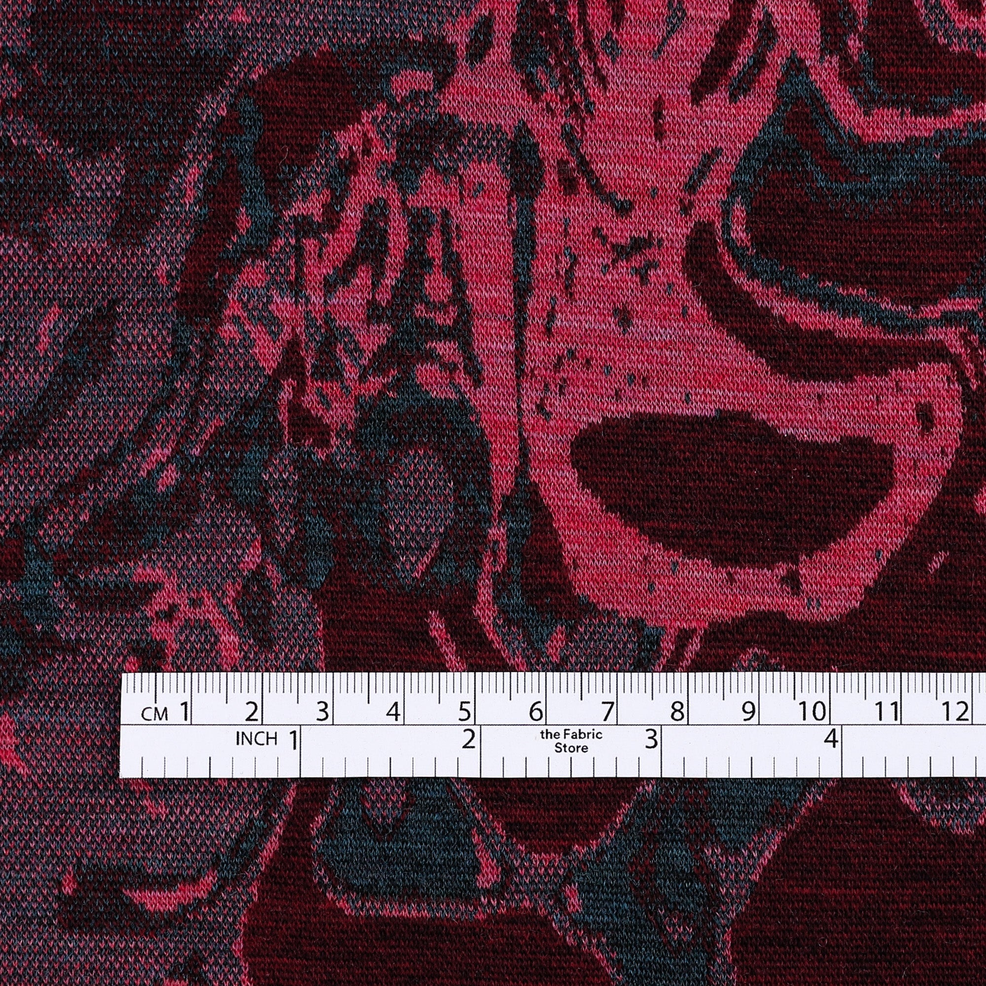 Mabled Magma Merino Jacquard - Jewel