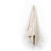 Silhouette Bloom Foiled Cotton - Sandstone