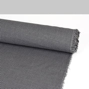 Tiny Gingham Cotton Shirting - Black