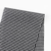 Tiny Gingham Cotton Shirting - Black