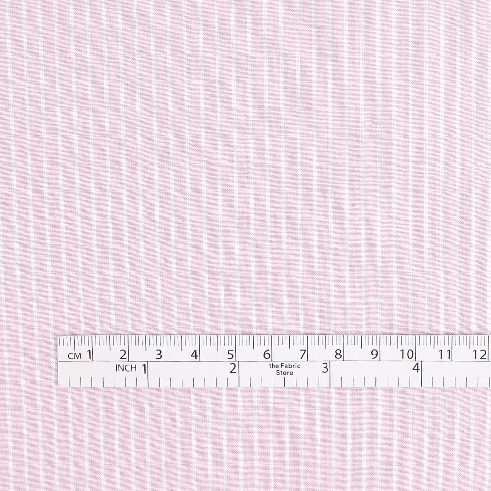 Lightweight Stripe Lyocell / Cotton - Aster