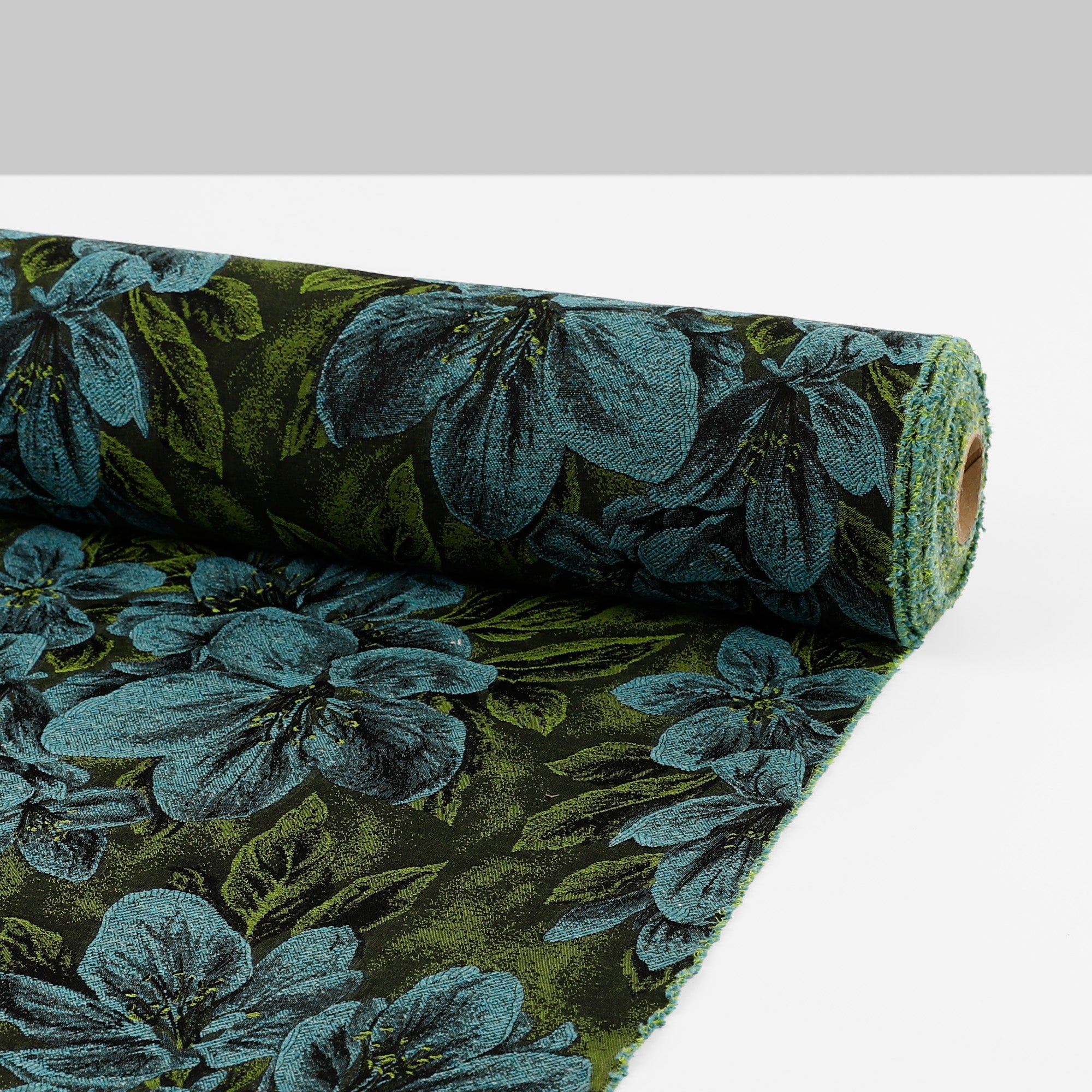 Lilly Cotton Blend Jacquard - Peridot