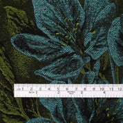 Lilly Cotton Blend Jacquard - Peridot