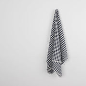 Gingham Linen - Navy