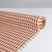 Gingham Linen - Paprika