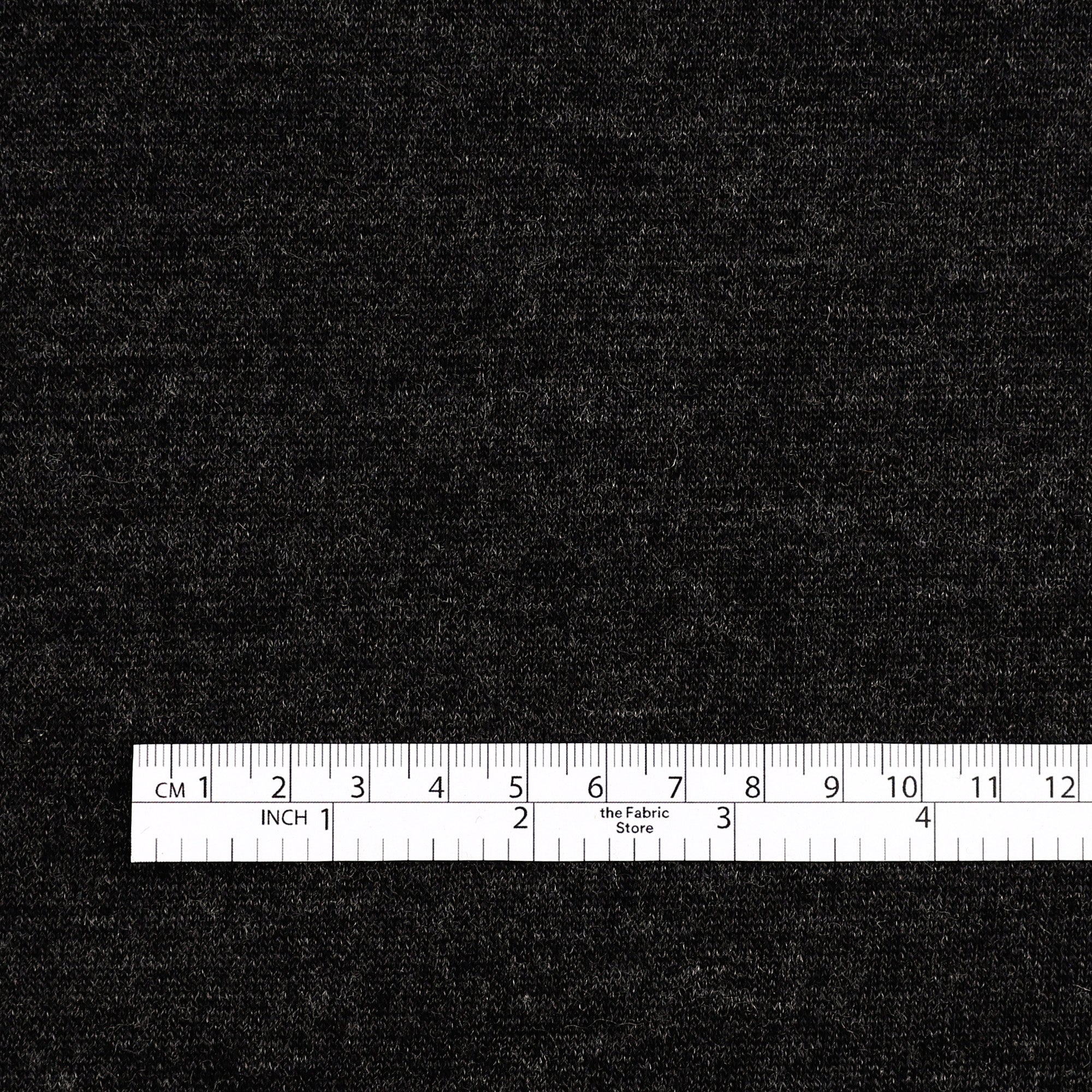 Heavyweight Merino Sweatshirting - Coal