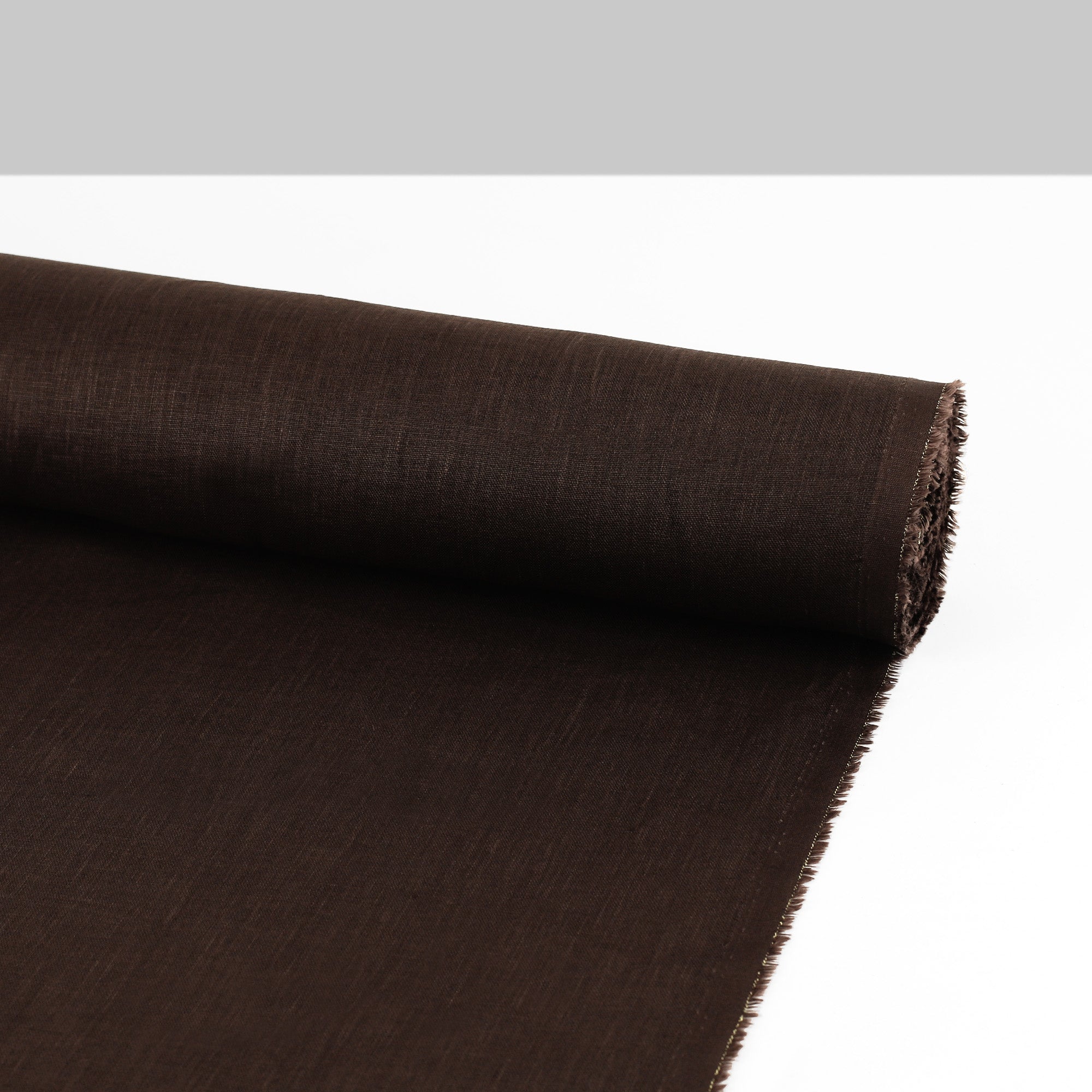 Midweight Linen - Dark Chocolate