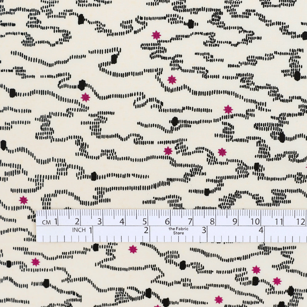 Constellation Cotton Shirting - Cream