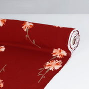 Carnation Viscose Georgette - Maroon