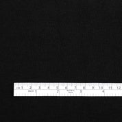 Merino Herringbone Sweatshirting - Black