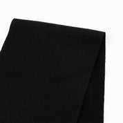 Merino Herringbone Sweatshirting - Black (Pieces)