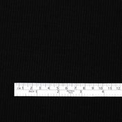 Merino / Poly 2x1 Rib - Black