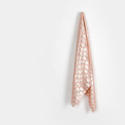 Metallic Paisley Motif Silk - Cherryblossom (remnant)
