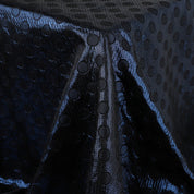 Metallic Circle Jacquard - Midnight