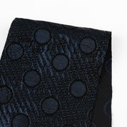 Metallic Circle Jacquard - Midnight
