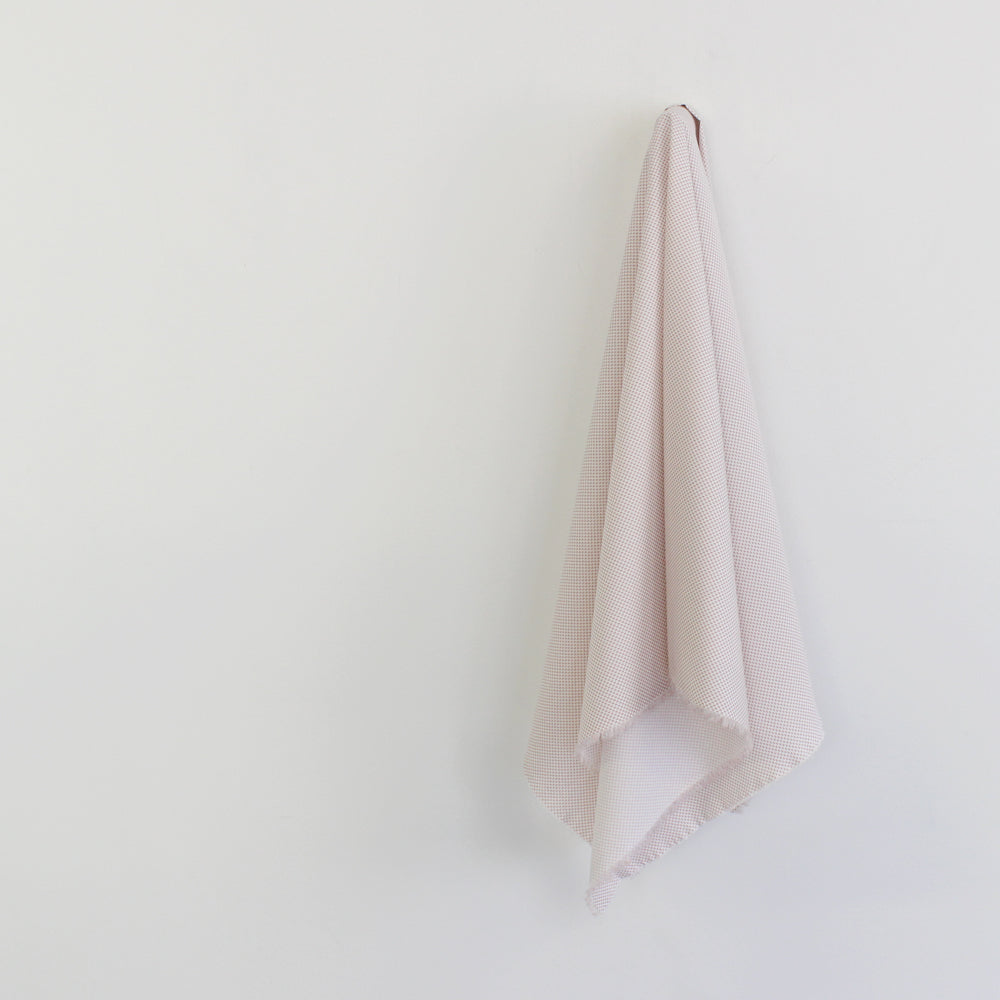 Micro Dot Stretch Cotton - Rose