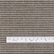 Baby Houndstooth Wool Blend Suiting - Sparrow