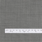 Tiny Houndstooth Wool Suiting - Black/White (remnant)
