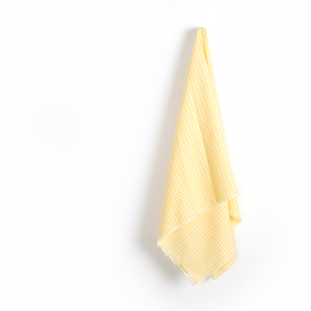  Cotton Mini Gingham - Yellow