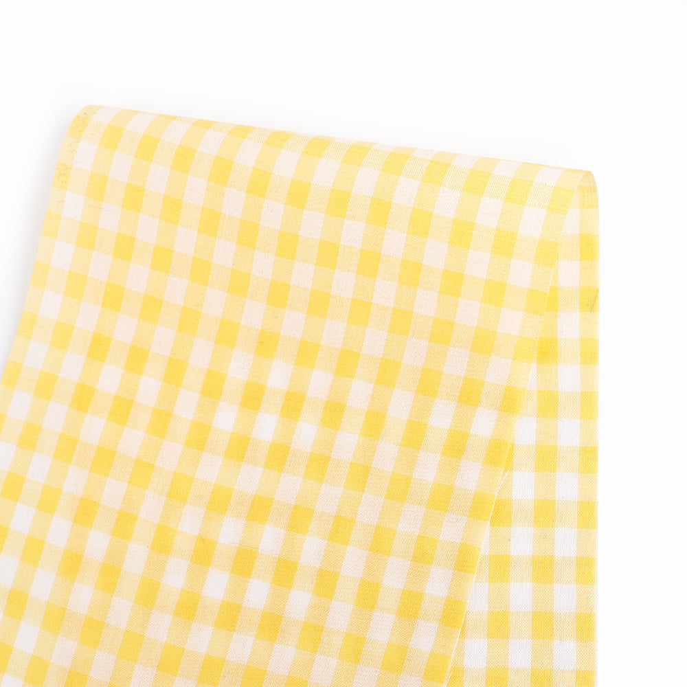  Cotton Mini Gingham - Yellow