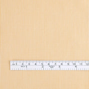 Mini Stripe Cotton Shirting - Canary