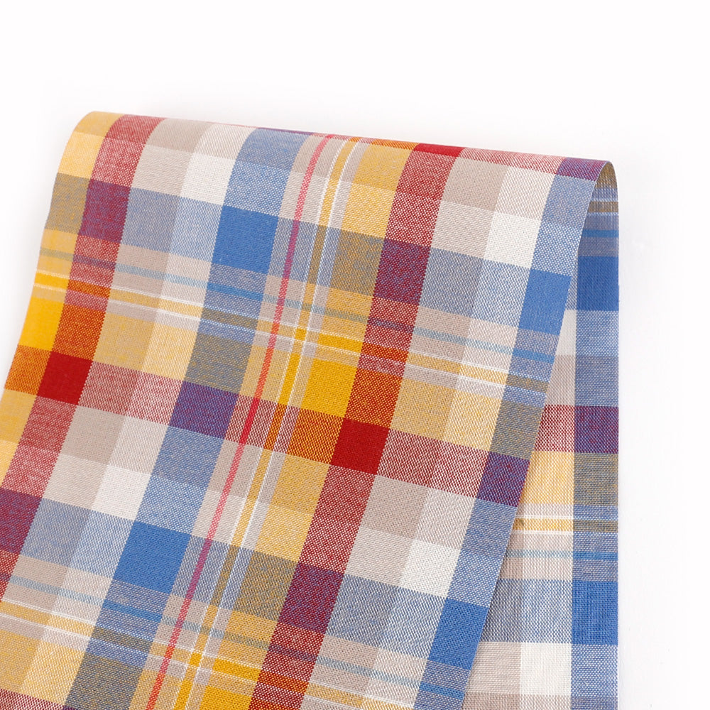 Plaid Cotton Shirting - Primary