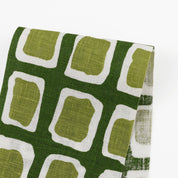 Painted Squares Linen - Avocado