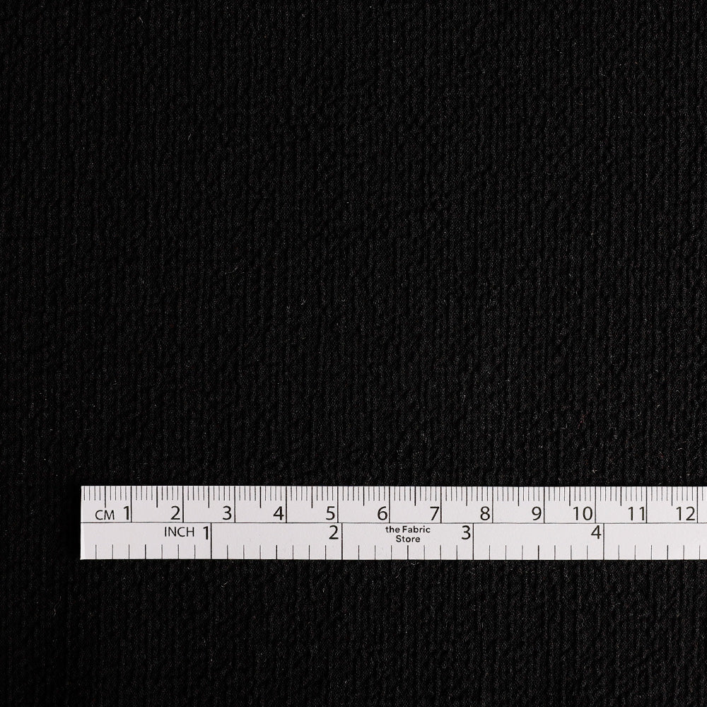 Mottled Suiting - Black