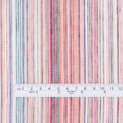 Barcode Stripe Linen - Pink Mix