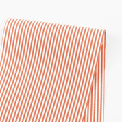 Candy Stripe Cotton Shirting - Red